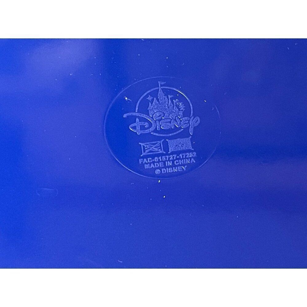 Disney Park Malamine Cinderella Castle Blue 11" Rim Dinner Plate Blue - Picture 8 of 8